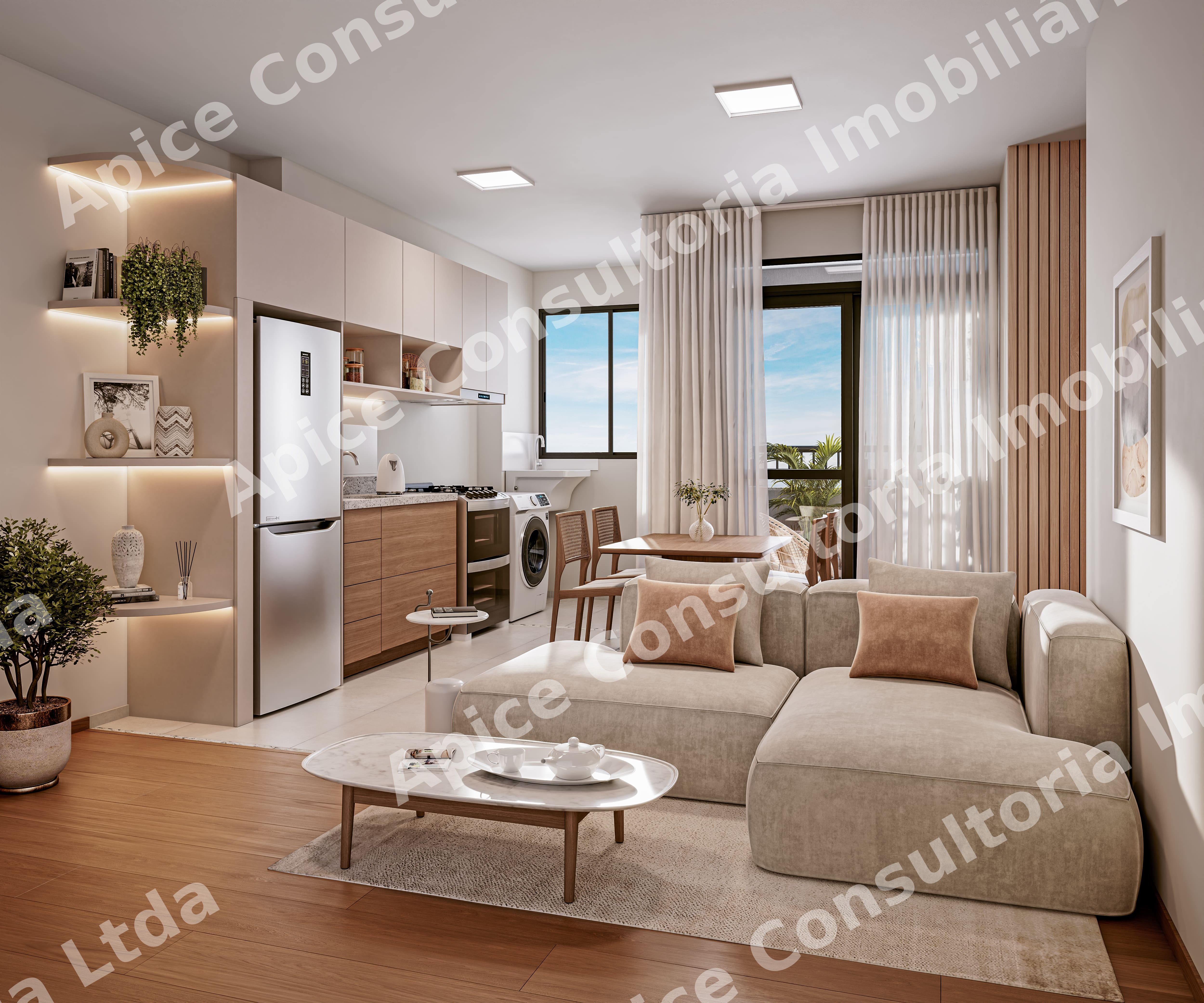 Apartamentos de 2 Quartos com Suíte, Varanda e Elevador