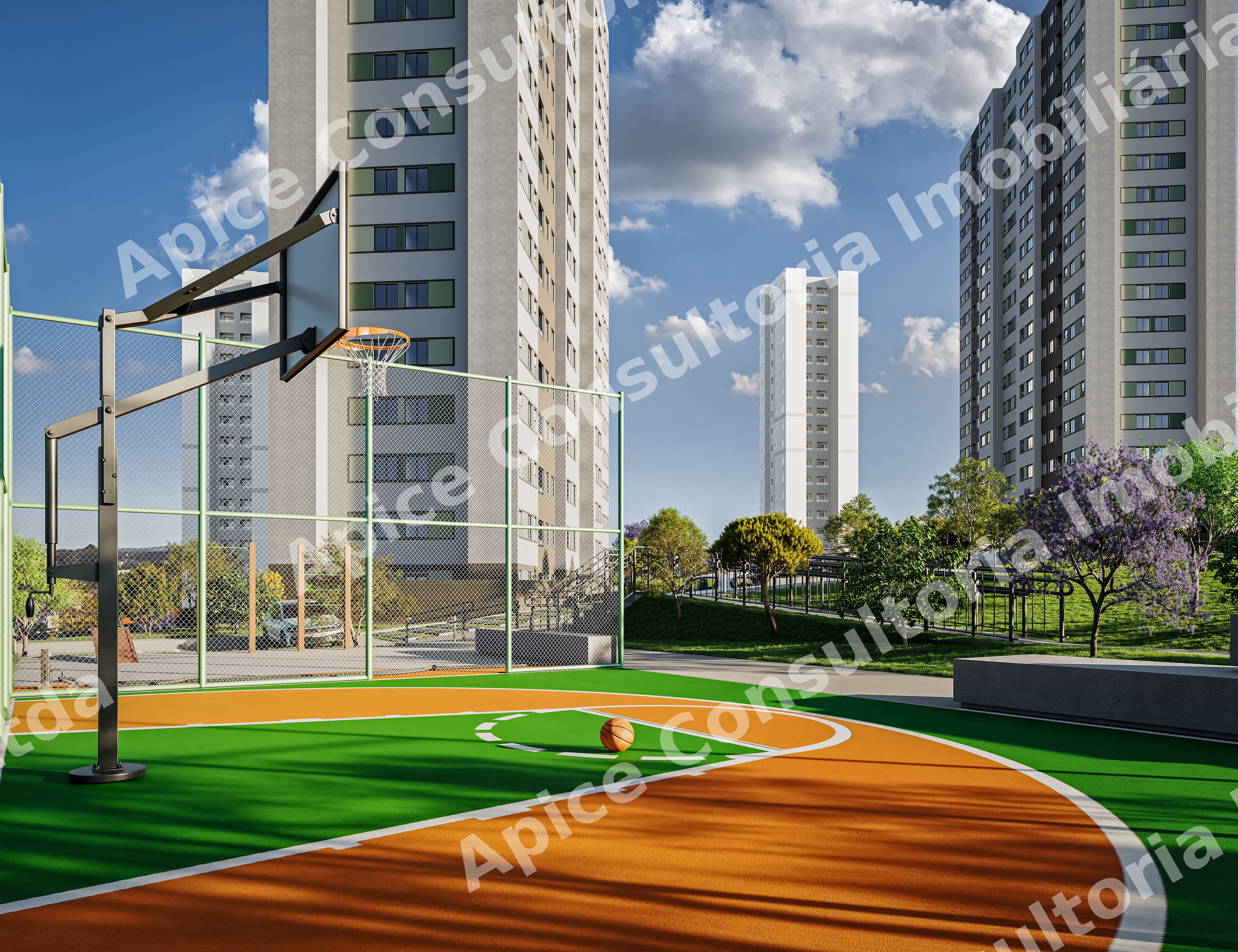 Apartamentos de 2 Quartos com lazer completo e Elevador