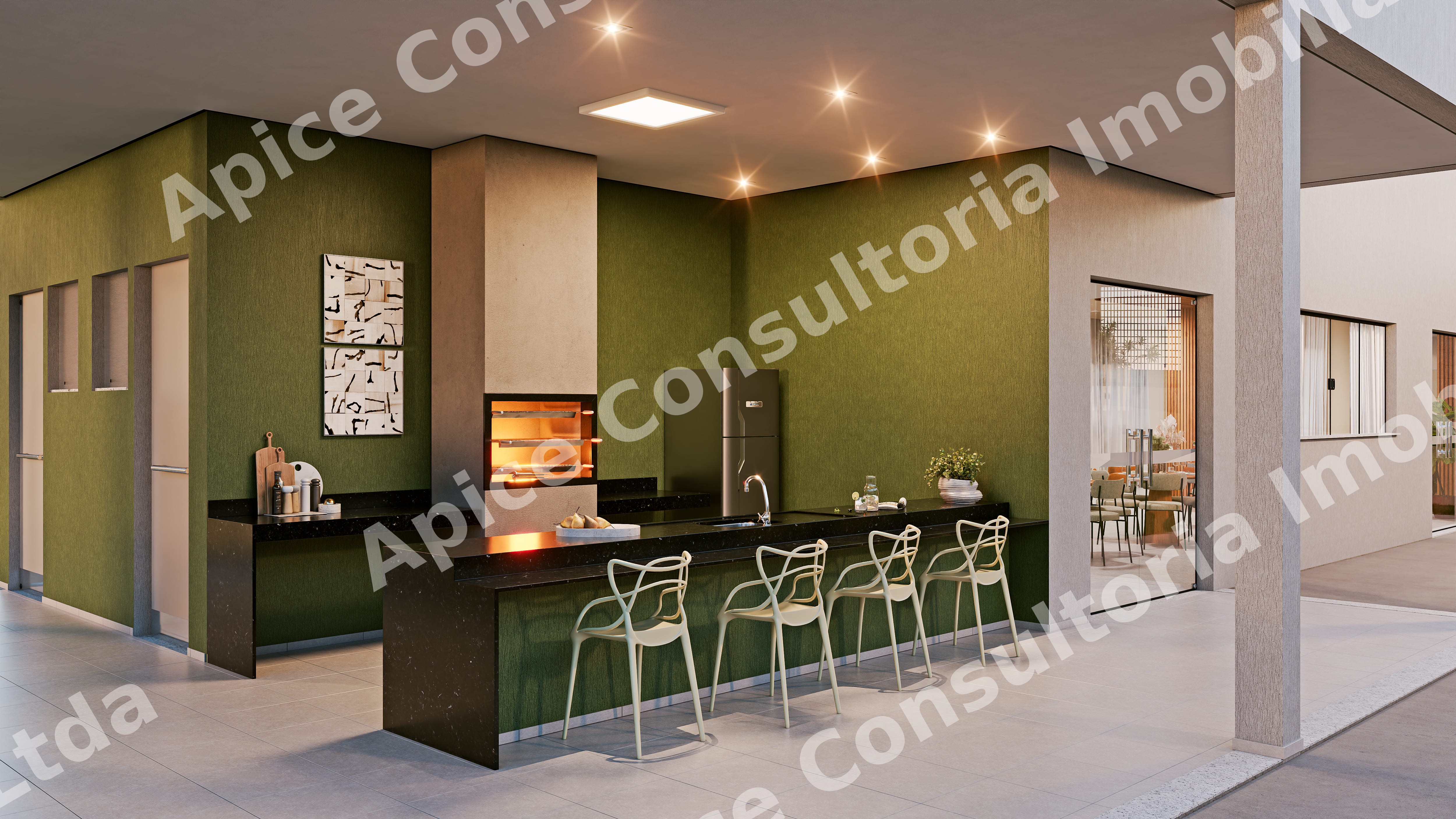 Apartamentos de 2 Quartos com lazer completo e Elevador