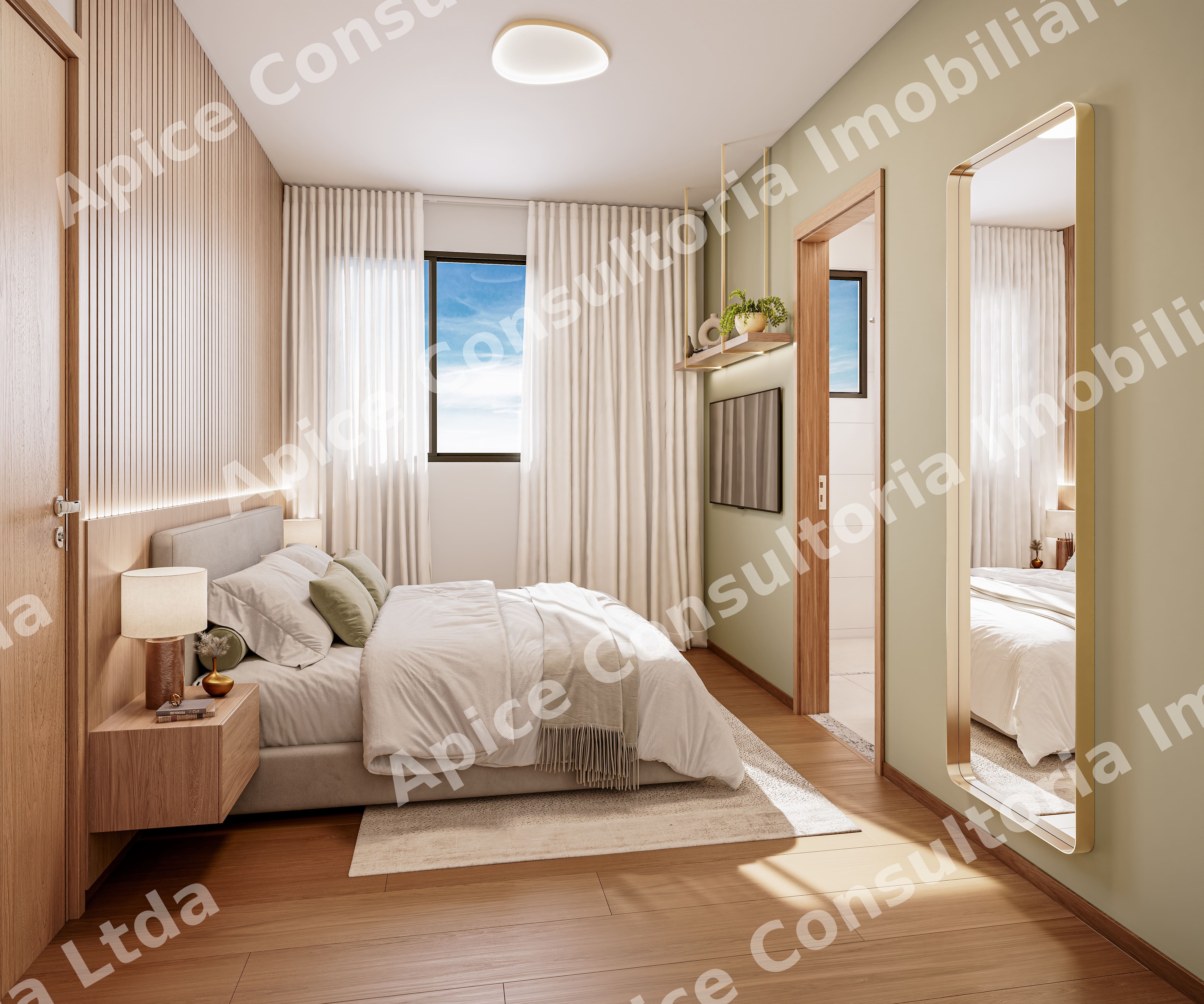Apartamentos de 2 Quartos com lazer completo e Elevador