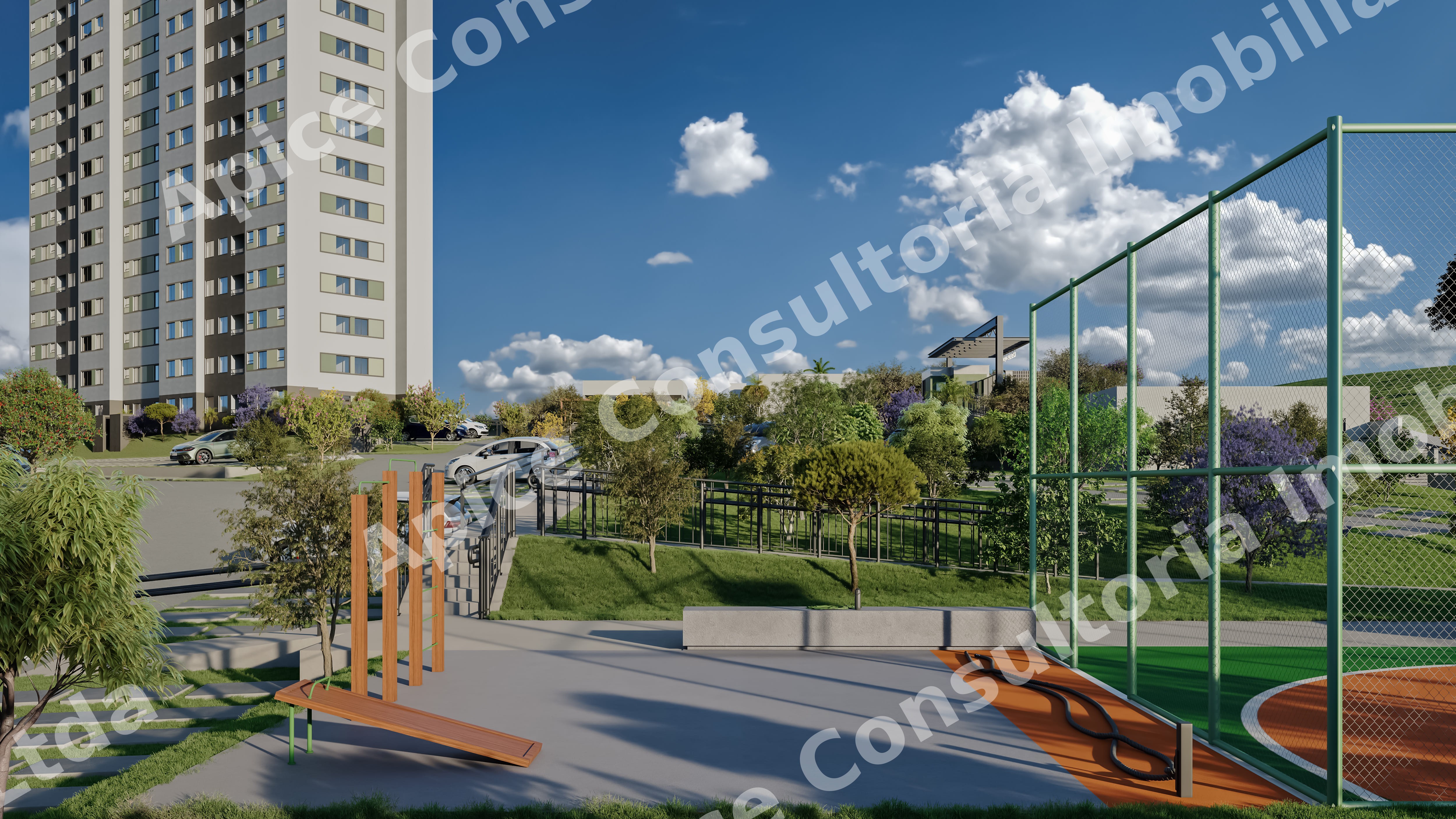 Apartamentos de 2 Quartos com lazer completo e Elevador