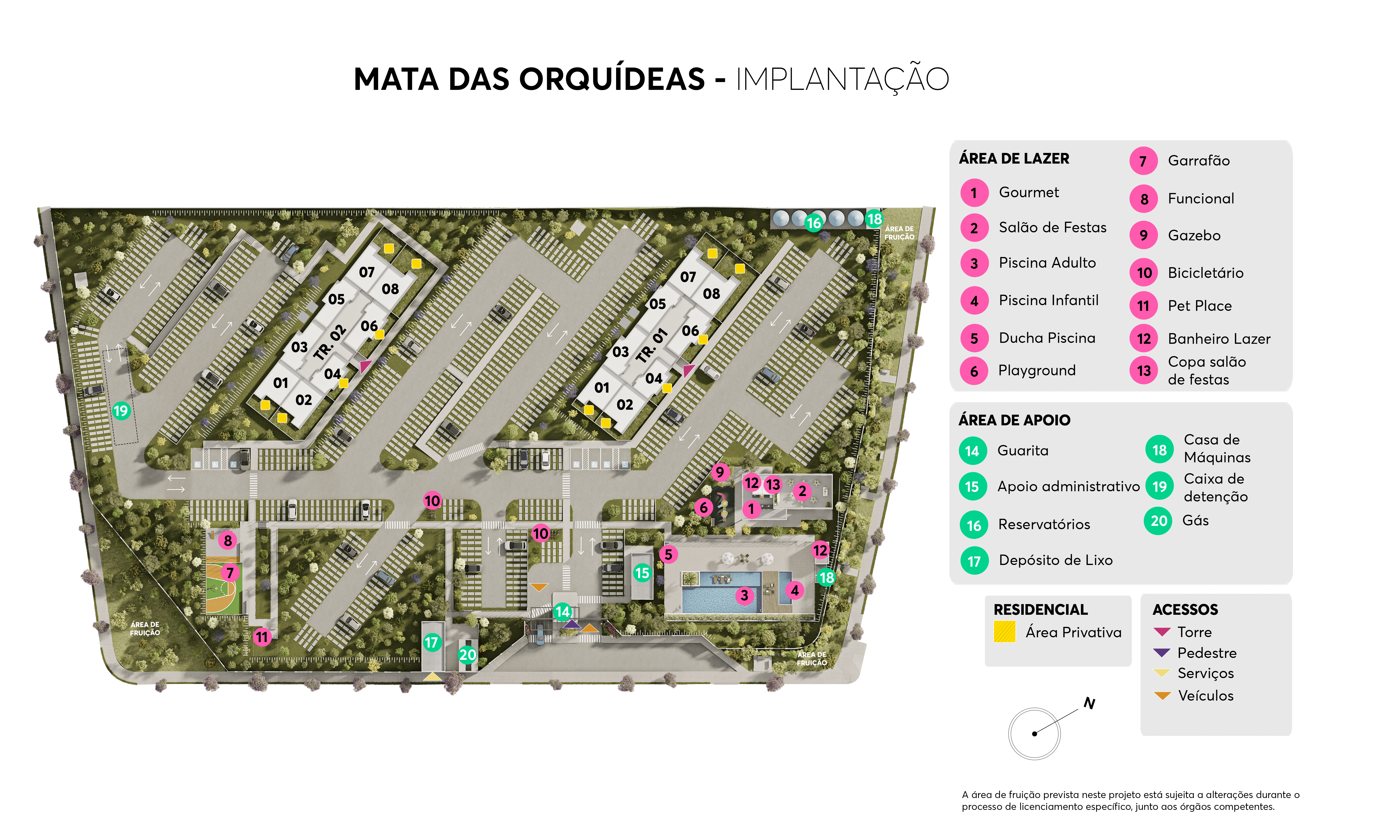 Apartamentos de 2 Quartos com lazer completo e Elevador