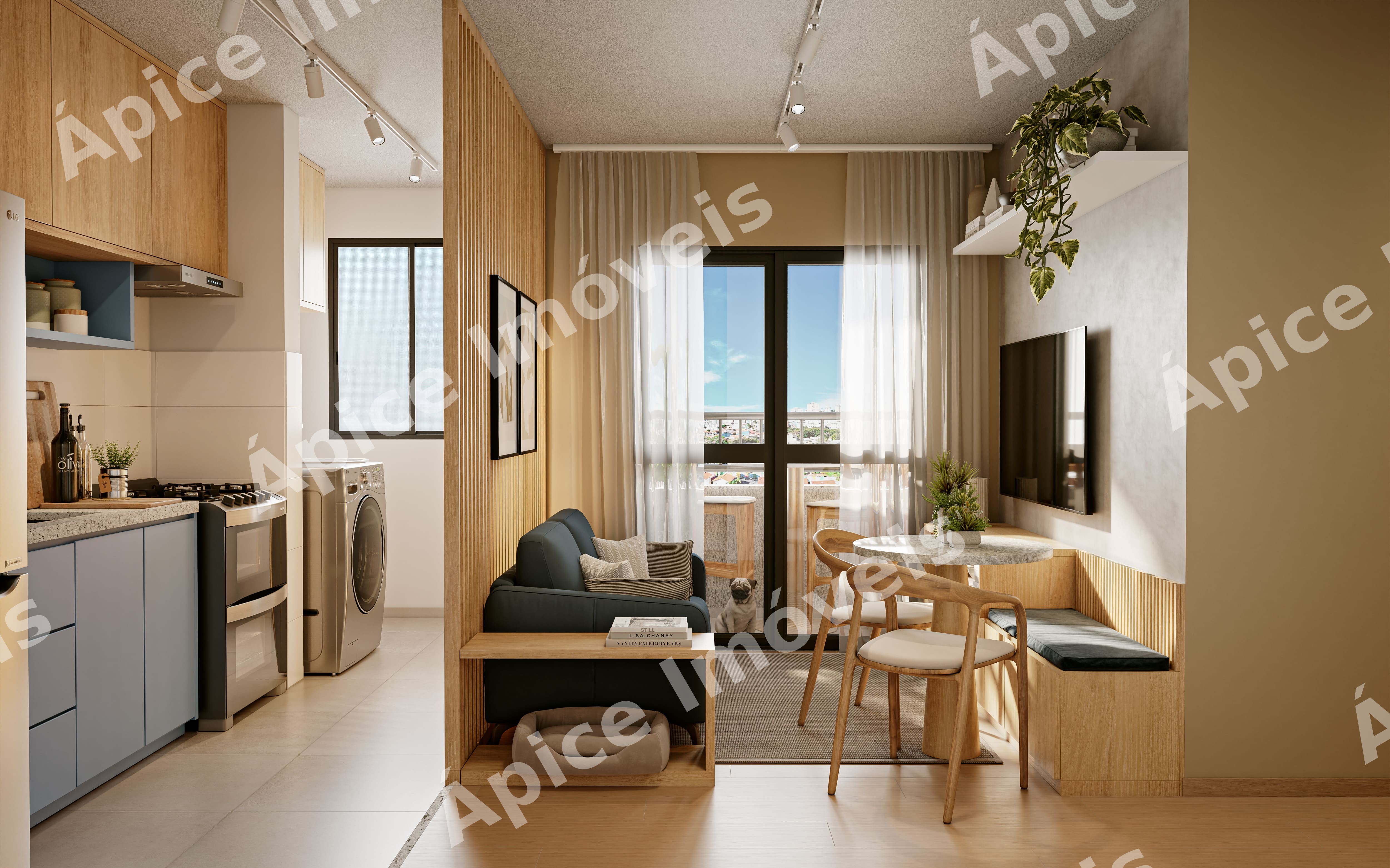Apartamento de 2 quartos com varanda no Alípio de Melo