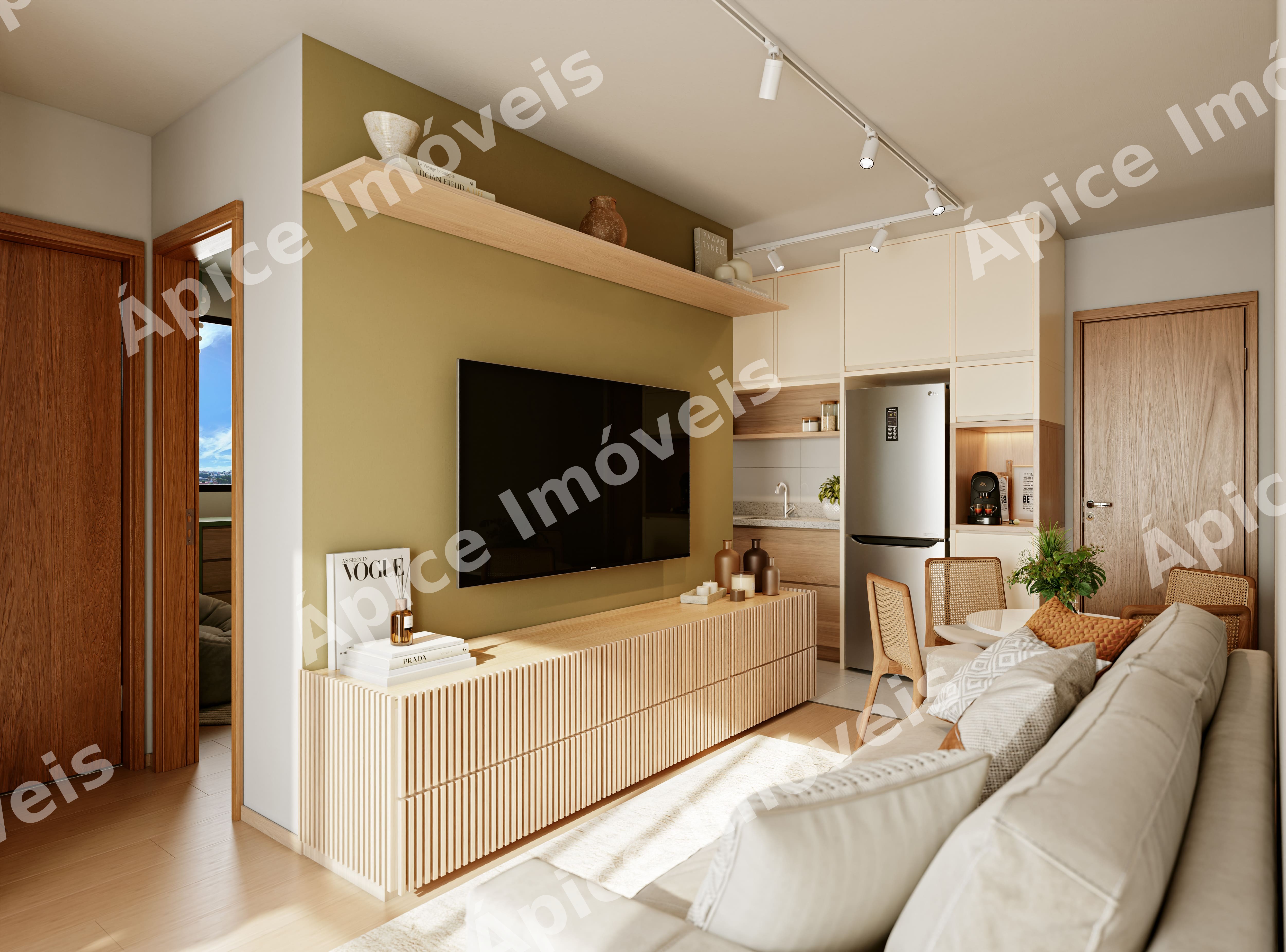 Apartamento de 2 quartos com varanda no Alípio de Melo
