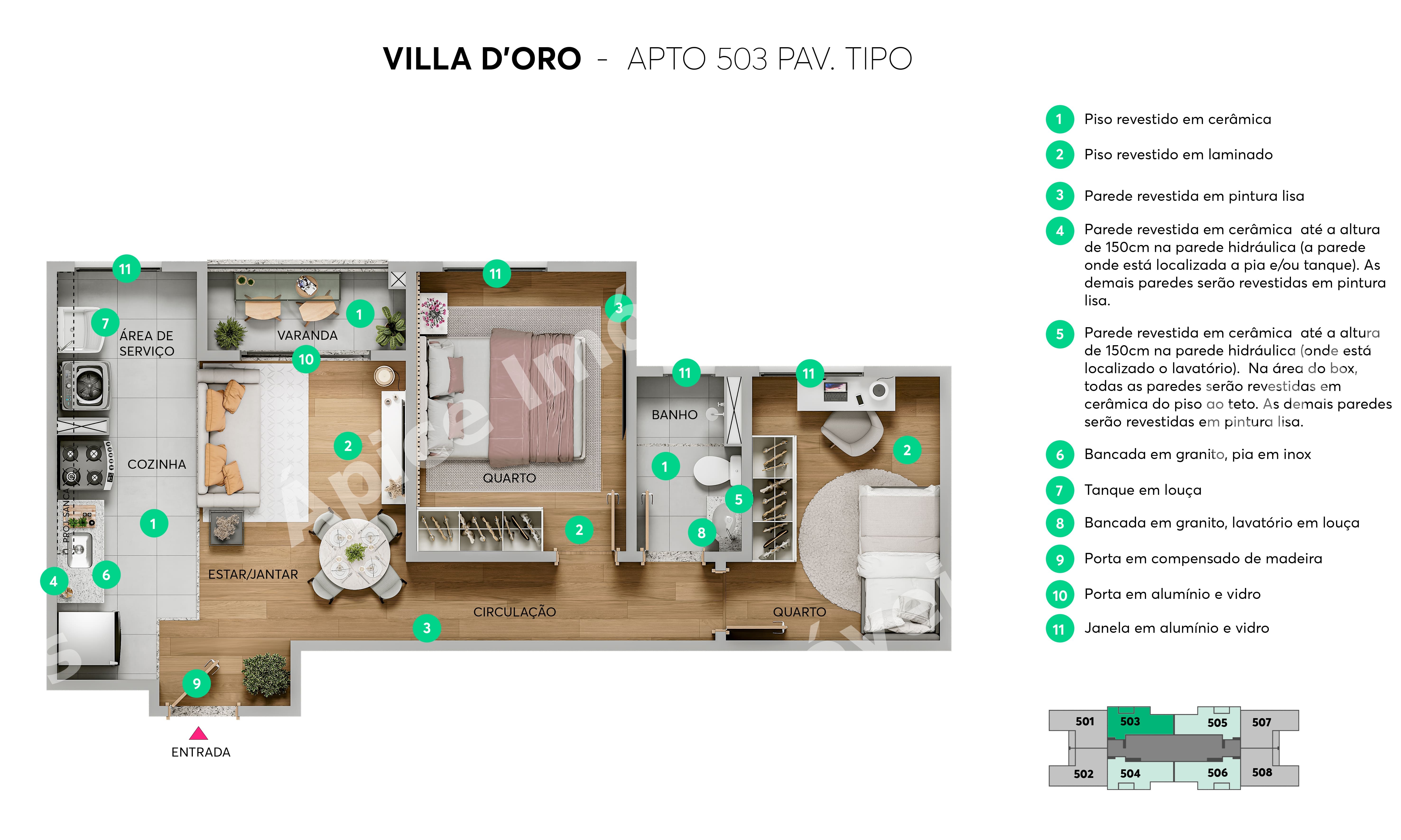 Apartamento de 2 quartos com varanda no Alípio de Melo