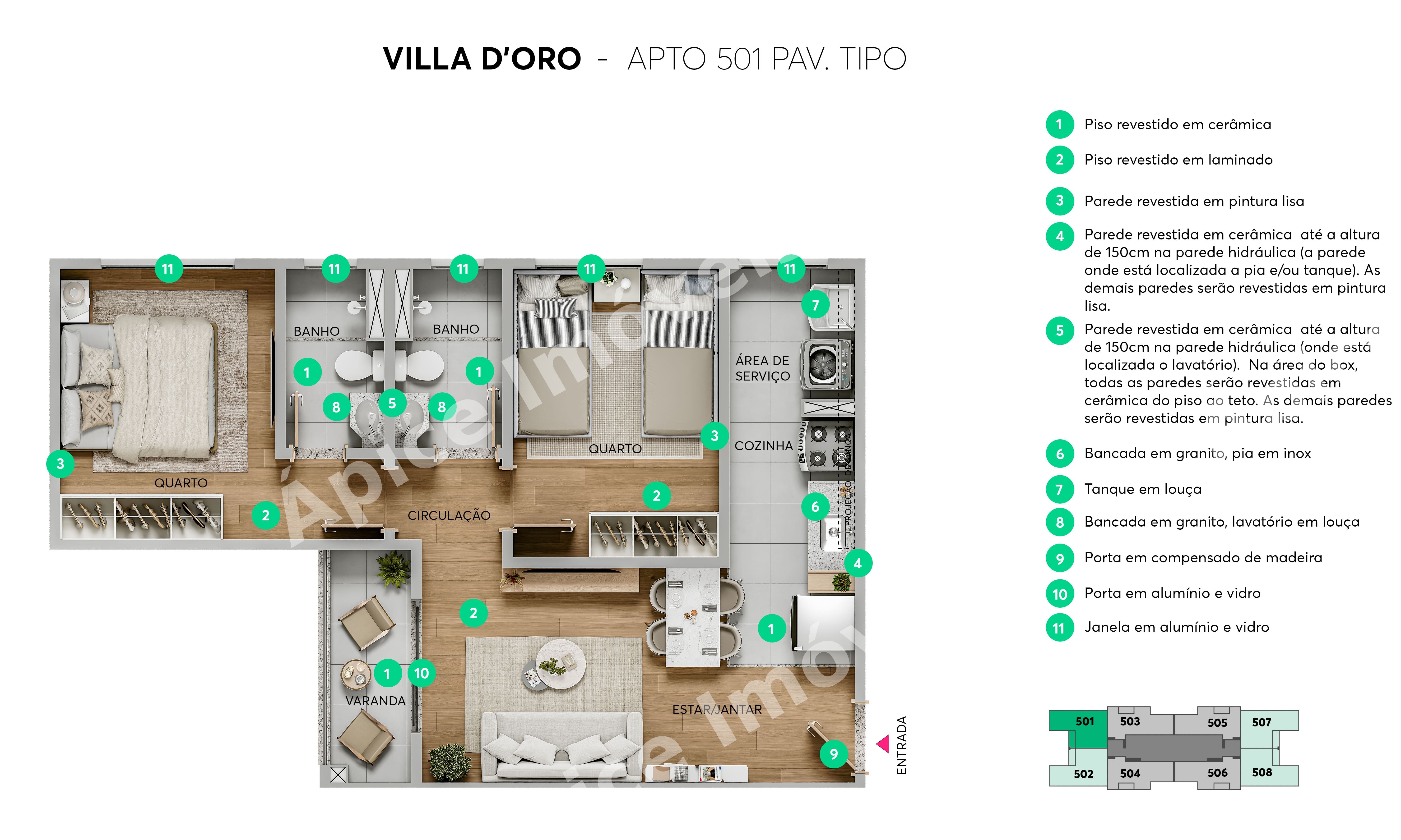 Apartamento de 2 quartos com varanda no Alípio de Melo
