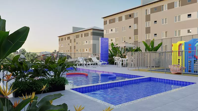 Apartamento de 2 quartos na região do Bairro Nacional em Contagem